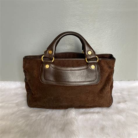 celine brown boogie bag|Celine macadam tote.